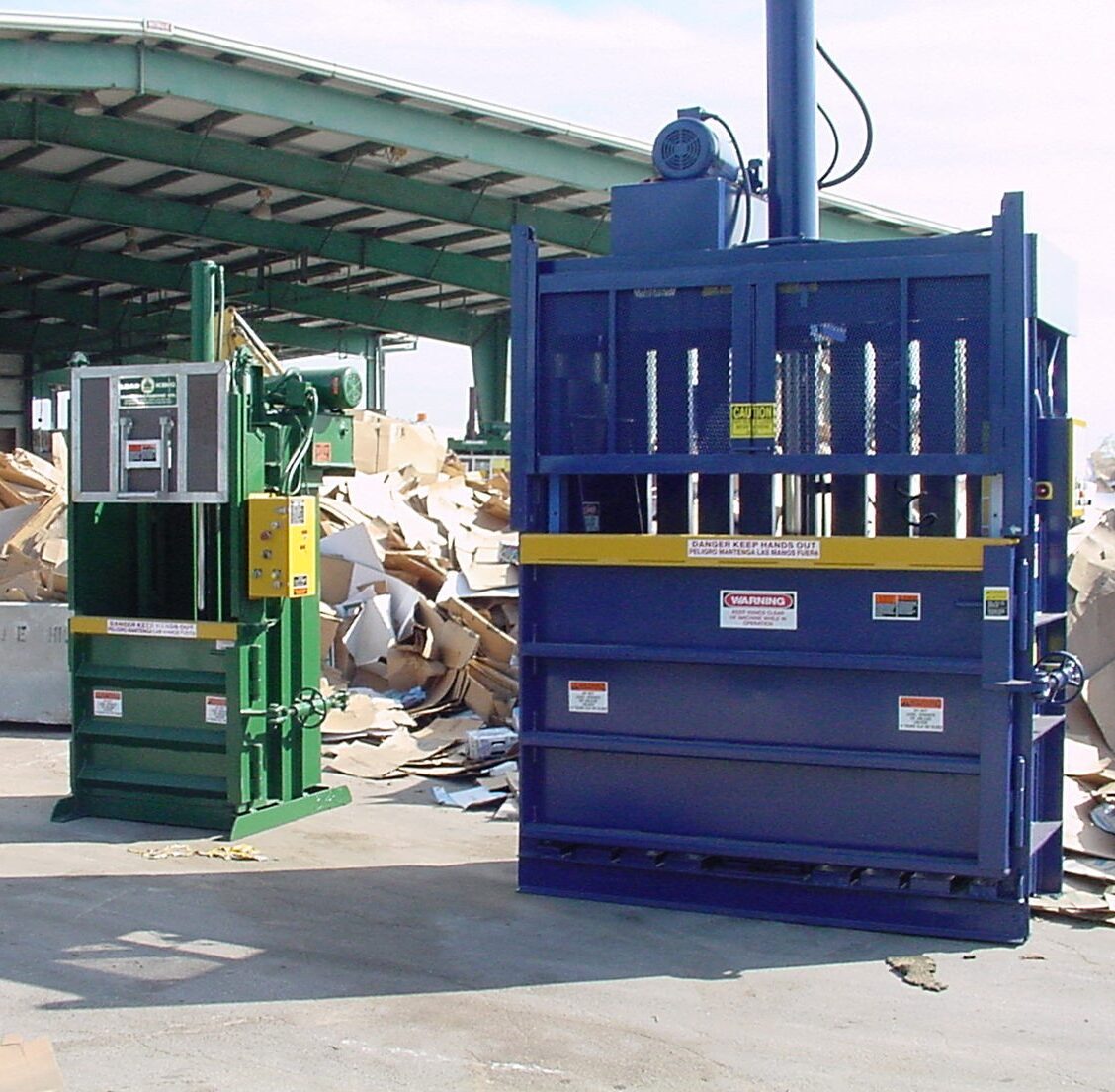 Cardboard and Plastic Balers for sale